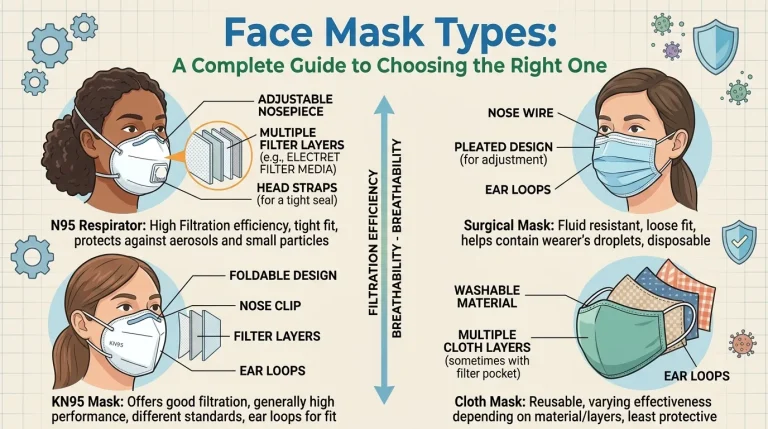 Face Mask Types: A Complete Guide to Choosing the Right One Face Mask Types A Complete Guide to Choosing the Right One