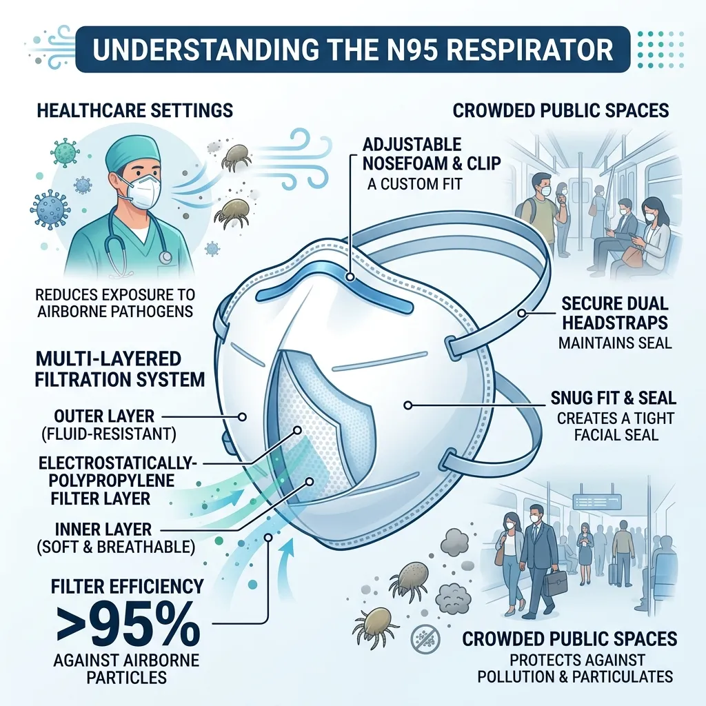 N95 Respirator Mask Protection How It Works and When You Need It