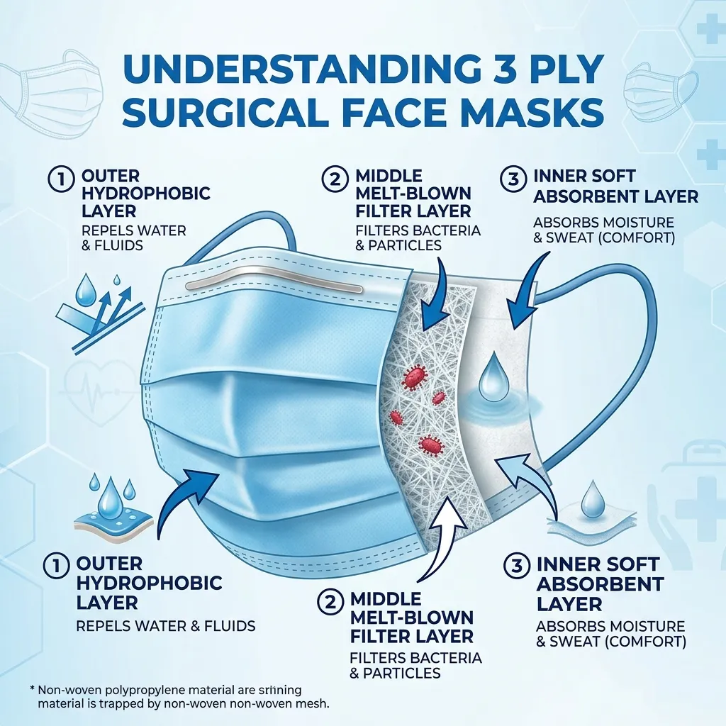 What Are 3 Ply Surgical Face Masks